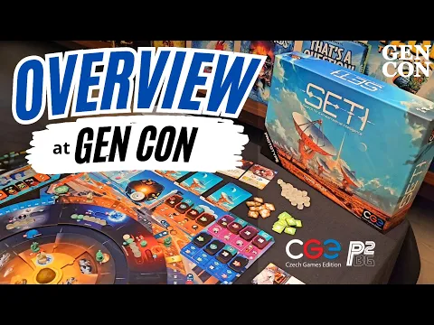SETI: Search for Extraterrestrial Intelligence Board Game | Overview at Gen Con 2024