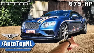 675HP Bentley Continental GT V8 MTM REVIEW POV Test Drive by AutoTopNL