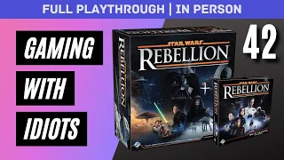"Big Ship Battle" | Star Wars: Rebellion + RotE | Playthrough | In Person | #42