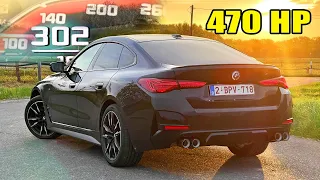 BMW M440i Gran Coupe // 302KMH - 188MPH REVIEW on AUTOBAHN