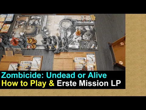 Zombicide: Undead or Alive | How to Play und komplette Mission 0 Let's Play