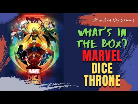 What's In The Box? Marvel Dice Throne Champion Edition Unboxing Kickstarter Roxley Games