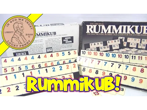 The Original Rummikub Tile Game, 1980 Pressman Toys