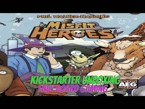 Misfit Heroes Kickstarter Unboxing