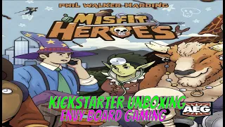 Misfit Heroes Kickstarter Unboxing