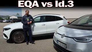 Mercedes EQA 250 vs VW Id.3 Pro Performance