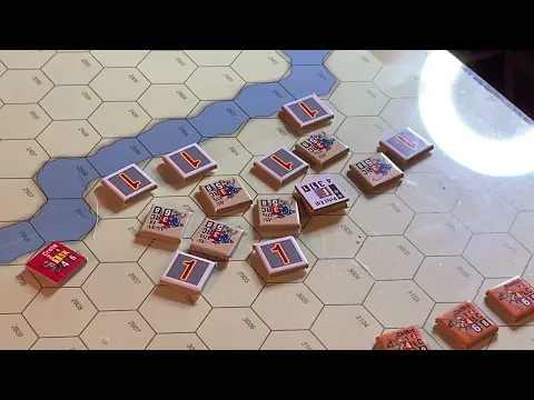 SPQR by GMT: Battle of Heraclea 280 BC. Turn 1 part four