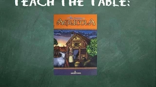How to play Agricola: Teach The Table