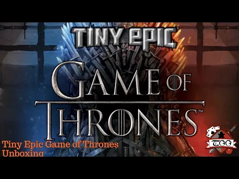 Tiny Epic Game of Thrones Board Game Unboxing