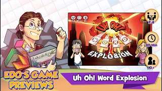 Edo's UH OH! Word Explosion Review (KS Preview)
