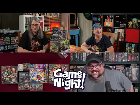 GameNight! LIVE!! | Marvel United: Multiverse Kickstarter Unboxing w/ Nikki & Lincoln @10:30am PDT