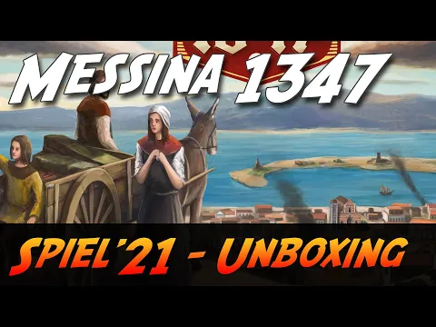 Messina 1347 - SPIEL 21 Neuheit Unboxing (Delicious Games)