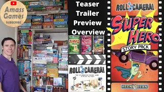 Roll Camera!: Super Hero Story Pack unboxing teaser trailer preview overview AmassGames expansion