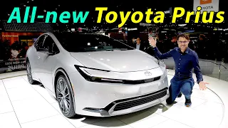 The all-new Toyota Prius is sexy now! 2023 HEV vs PHEV Prime Premiere REVIEW