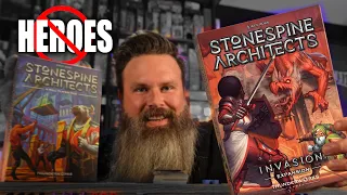 Darn Pesky Heroes! Stonespine Architects: Invasion Expansion- Board Game Preview