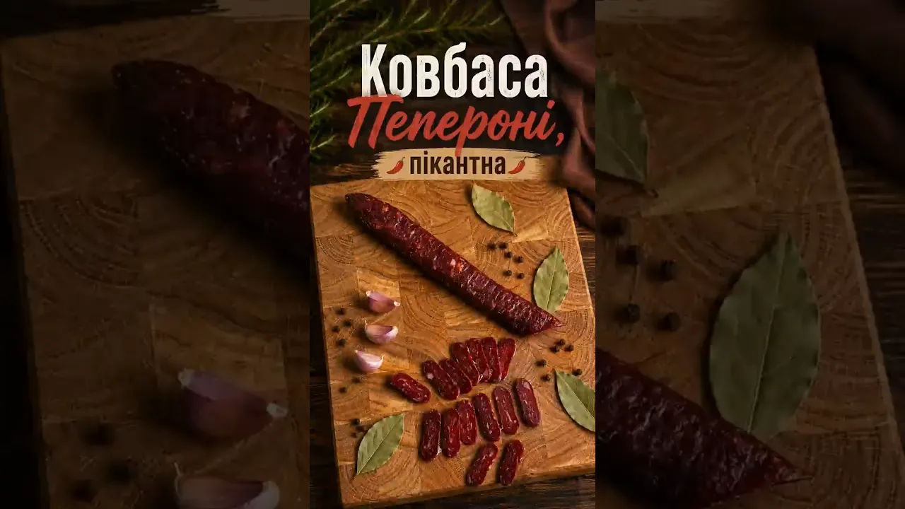 Пепероні - ковбаса сиров'ялена