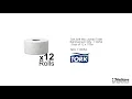 Tork Soft Mini Jumbo Toilet Roll Premium 2Ply - 110254 - Case of 12 x 170m video
