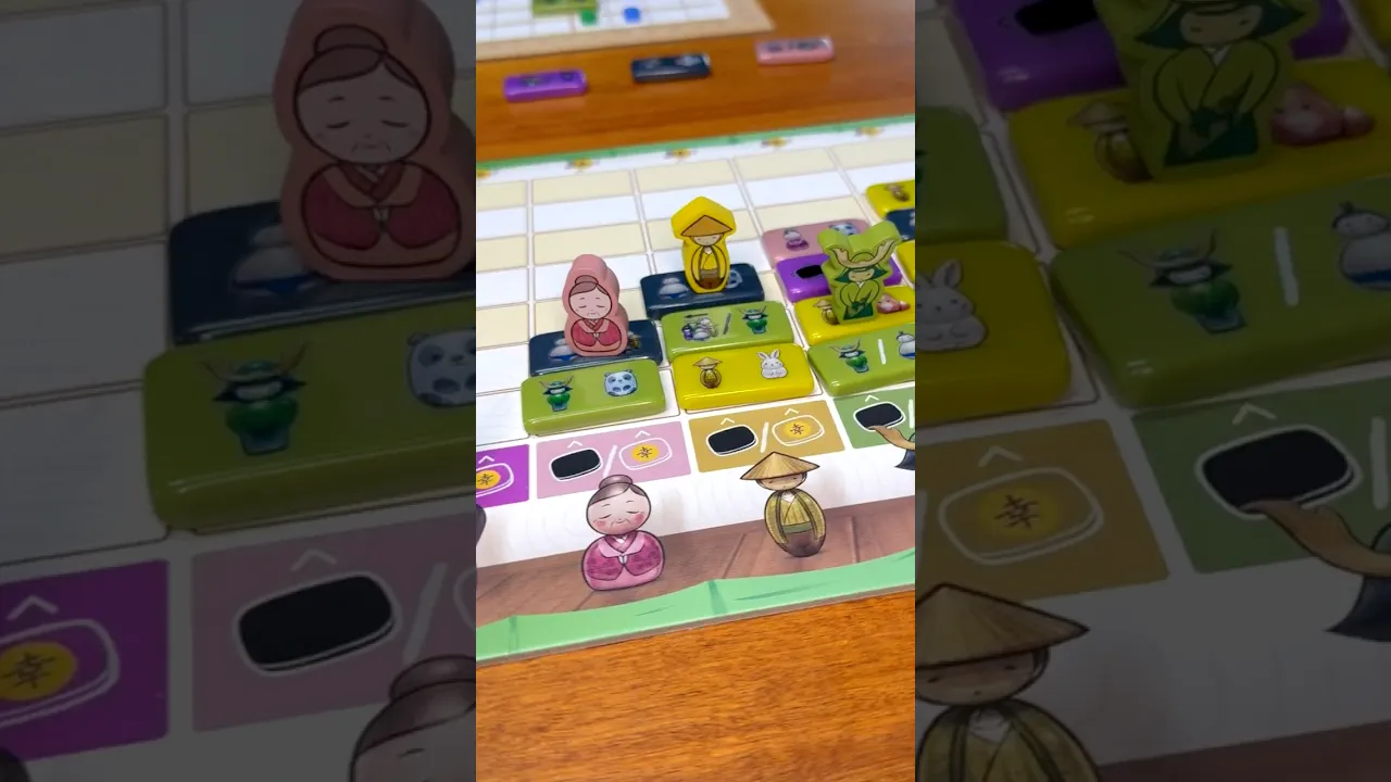 Kokeshi in 60 Seconds #boardgame