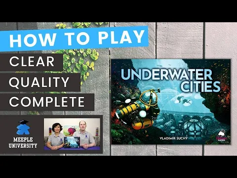 Underwater Cities Board Game - How to Play, our BEST one? Index in description.