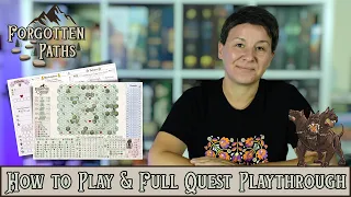 Forgotten Paths Full Teach & Playthrough | New Print & Play game!