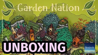 Garden Nation Board Game | Unboxing (No Talking)