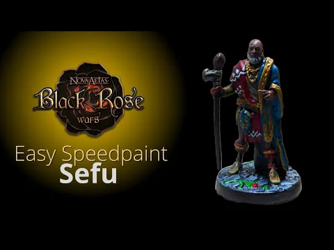 🎨Easy Speedpaint - Sefu - Black Rose Wars Rebirth⚫🌹⚔️