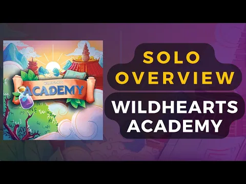 Wildhearts Academy Board Game Solo Overview | DaniCha