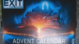 Review Exit The Game Advent Calendar The Hunt for the Golden Book