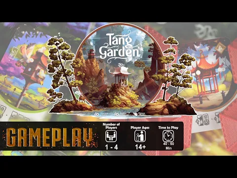 Tang Garden Gameplay | Tile Placement + Set Collection | Lucky Duck Games