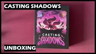 Unboxing Casting Shadows Board Game