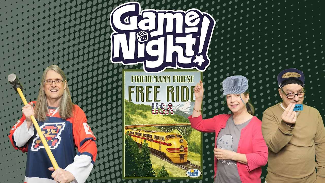 Free Ride USA - GameNight! Se12 Ep44 - How to Play & Playthrough