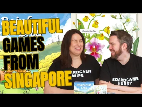 3 Beautiful Board Games from Singapore | Reef Rescue, Oh My Orchids & Rainforest City