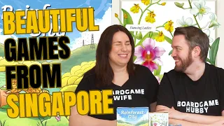 3 Beautiful Board Games from Singapore | Reef Rescue, Oh My Orchids & Rainforest City