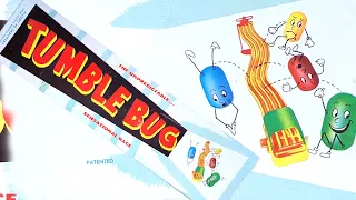  Board Game Archaeology #105 Tumble Bug by Schaper 1956 Race Game 