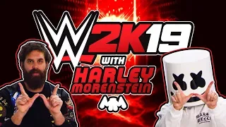 Epic Wrestling Time! Challenging Harley Morenstein in WWE 2K19 | Gaming with Marshmello