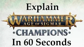 Warhammer Age of Sigmar Champions Collectible Card Game explained in 60 Seconds