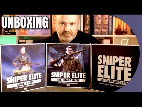Sniper Elite The Board Game, Eagle's Nest expansion & Deluxe Upgrade Kit!