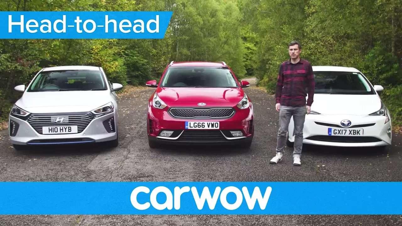 Toyota Prius vs Hyundai Ioniq vs Kia Niro 2018 review – what's the best hybrid? | Head2Head