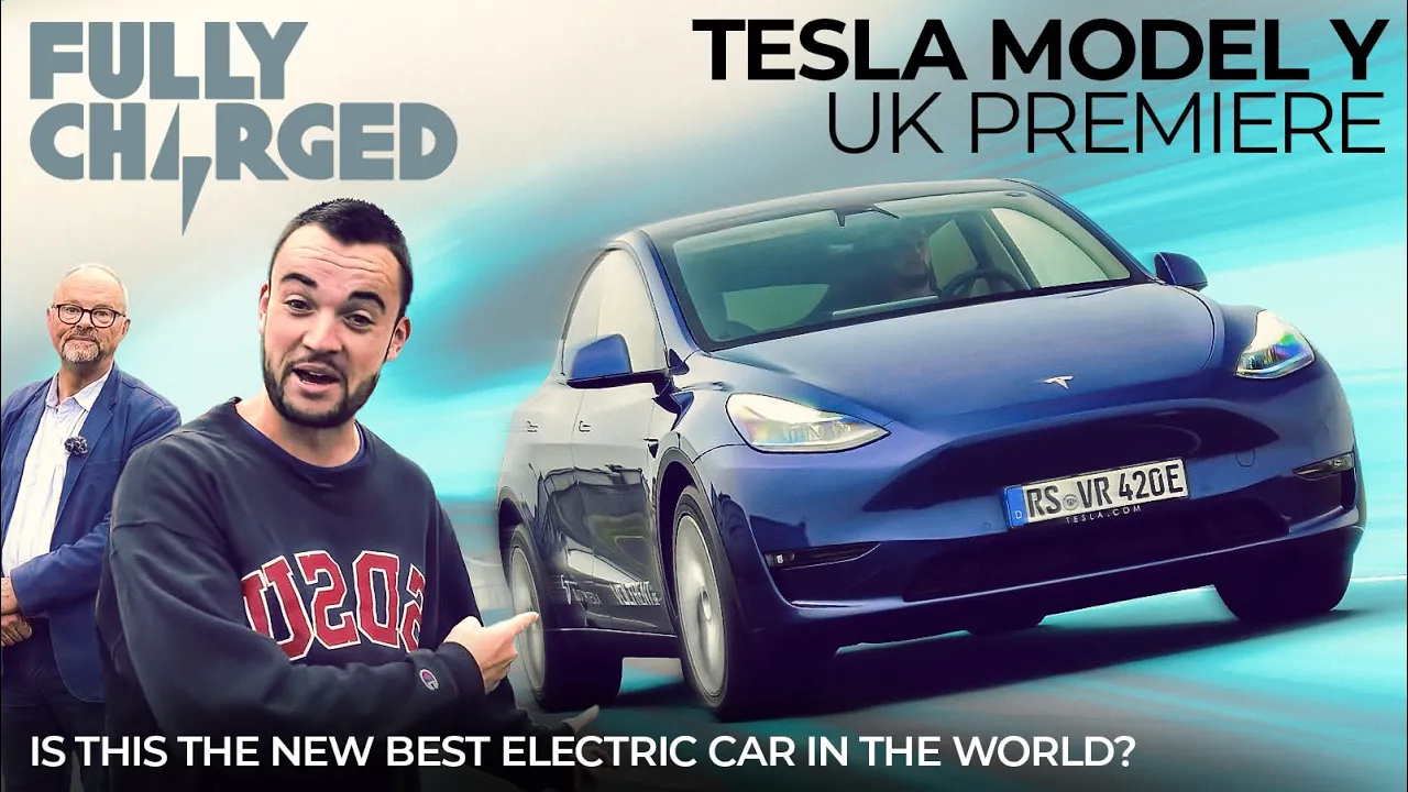 TESLA MODEL Y UK Premiere: is this the NEW best electric car in the world? | 100% Electric
