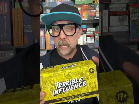 Terrible Influence: A Satirical Game about Influencers #boardgames #games #tabletop #infuencer