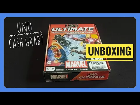 Marvel: Uno Ultimate [Unboxing] Uno Turns CCG?