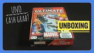 Marvel: Uno Ultimate [Unboxing] Uno Turns CCG?