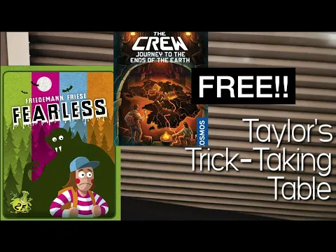 Fearless & GIVEAWAY: The Crew: Journey to the Ends of the Earth ~ Taylor's Trick-Taking Table