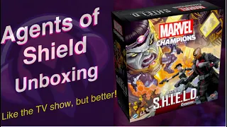 Marvel Champions | Agents of Shield | Reveal | Campaign | Nick Fury | Maria H | Unboxing | Expansion