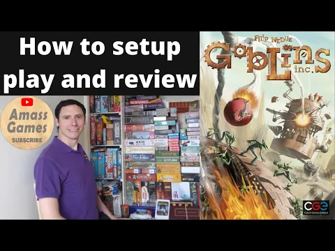 Goblins. Inc how to setup play and review CGE fun Galaxy Trucker board game AmassGames Adrenaline