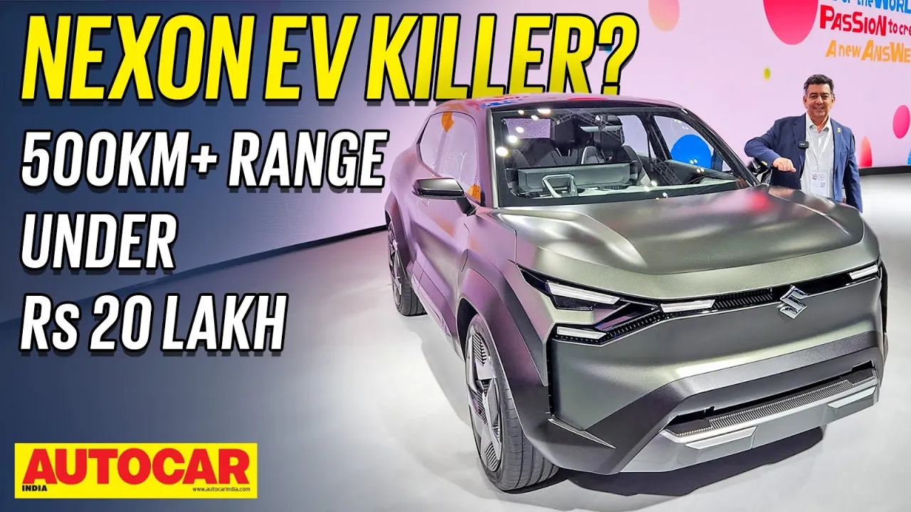 Suzuki eVX - Nexon EV rival with 500km+ range and sub Rs 20 lakh price | First Look | Autocar India