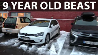 Borrowing 24 kWh VW e-Golf from Elbilmek