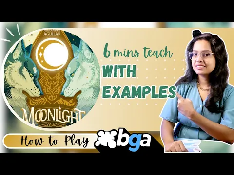 Moonlight - How to Play on Board Game Arena | 6 Mins!