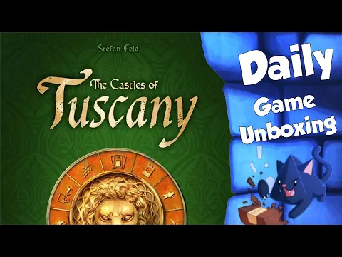 The Castles of Tuscany - Daily Game Unboxing