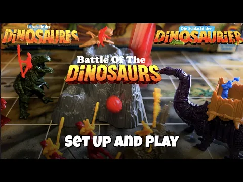 Battle Of The Dinosaurs | Set Up And Play Ep66 Teach in 8 minutes How To Play!